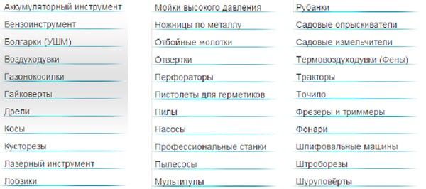 Сложный для восприятия каталог интернет-магазина